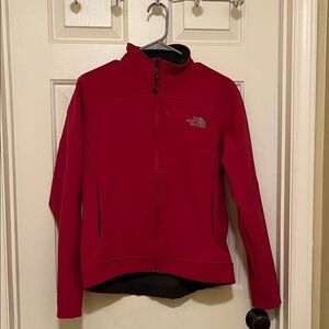 The North Face magenta Women's jacket.

Inner jacket lined with fleece